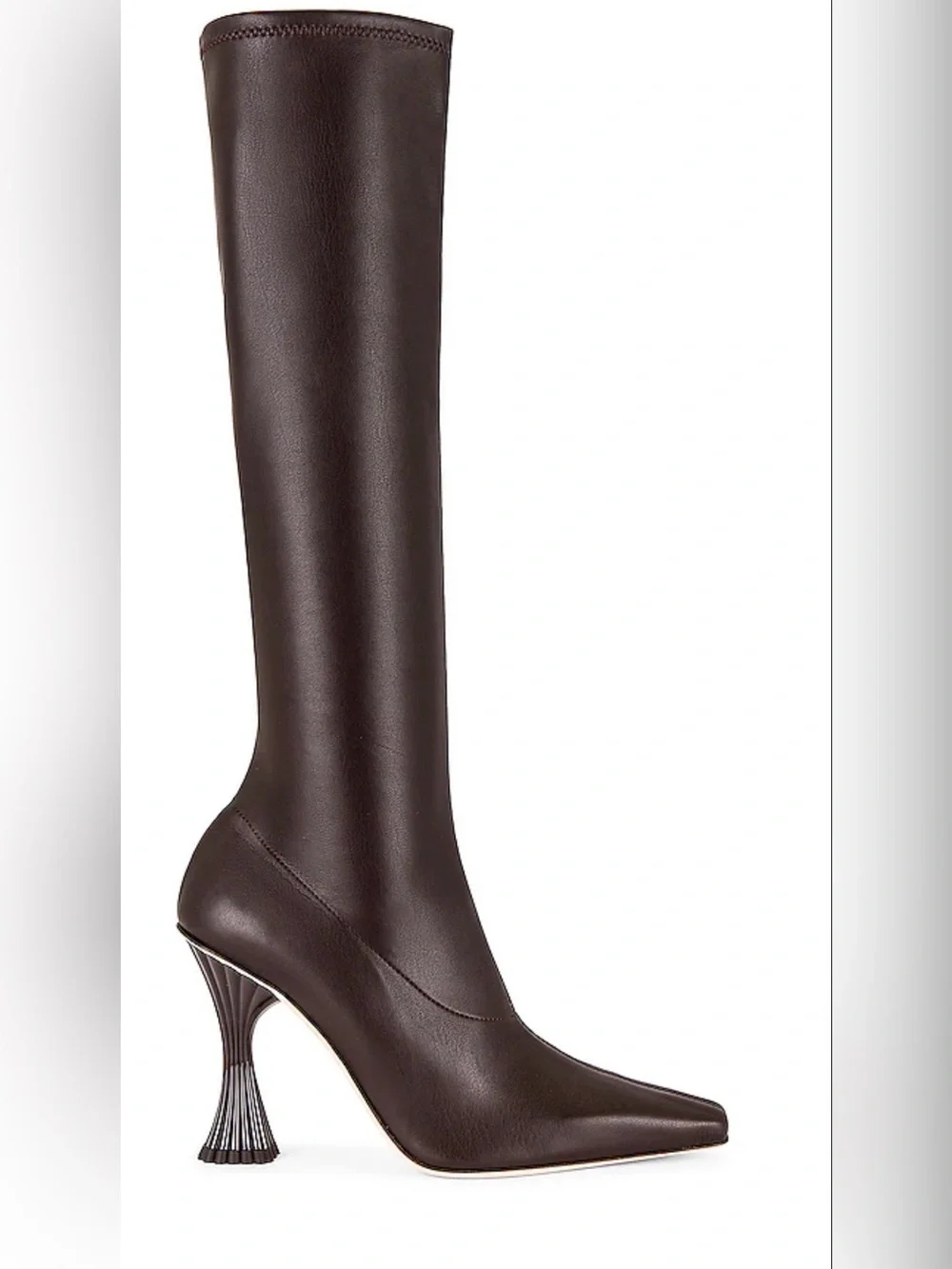 A'mmonde Atelier Magda Boots in a dark oak shade